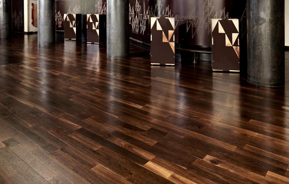 Black Oak - 2 strip Wooden flooring