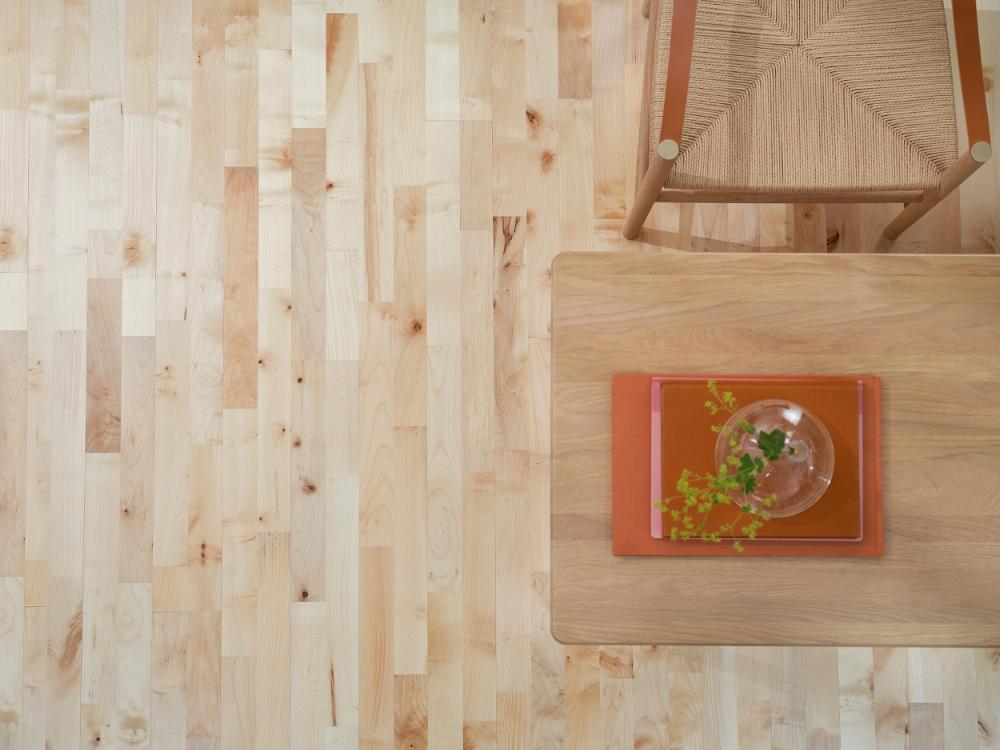 Maple - 2 strip Wooden flooring