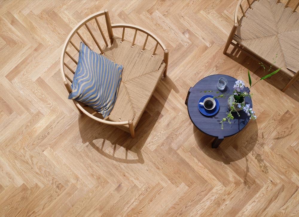 Oak - Herringbone Flooring